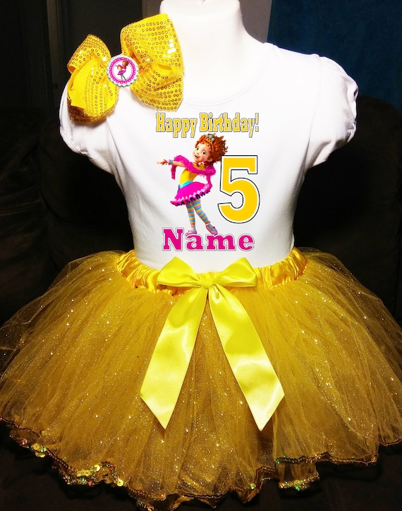 Minnie Mouse **With NAME** 5th Fifth 5 Baby Fuchsia Tutu Dress Fast Shipping