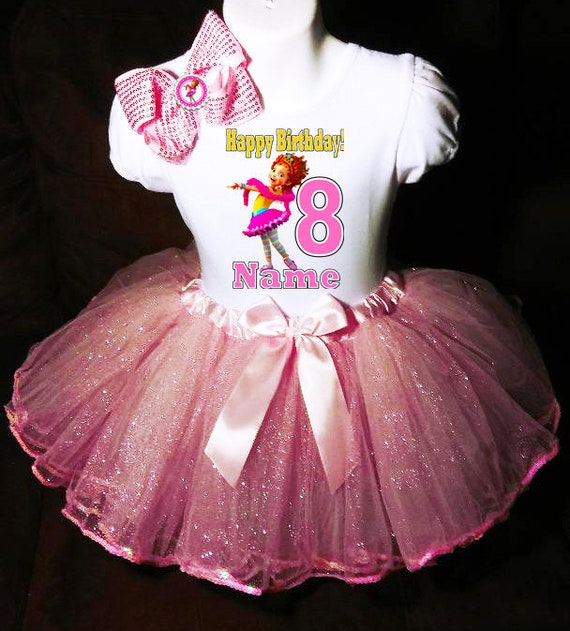 1st Birthday Dress shirt 2pc pink Tutu outfit Dora Party -With NAME-