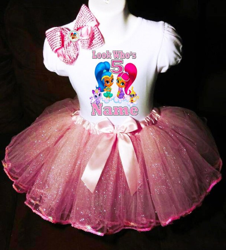 shimmer and shine birthday tutu outfit