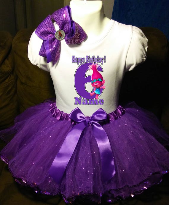 trolls first birthday outfit