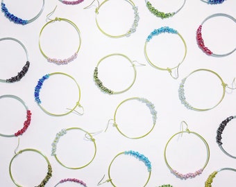 Aros envueltos en alambre personalizados de 6"