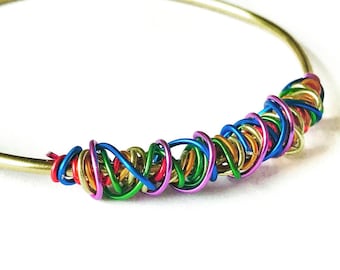 Ella es un arcoiris Hoops