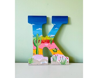 Monograma pintado personalizado, letras para guardería, regalo para baby shower