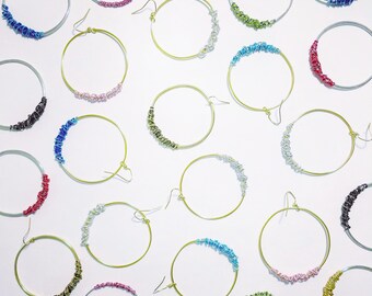 Aros de alambre envuelto personalizados de 8"
