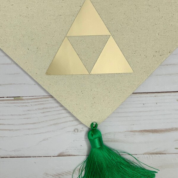 Legend of Zelda enamel pin display banner