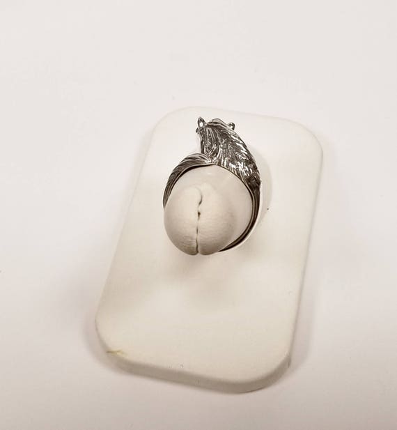 Sterling Silver Horse Ring - image 3