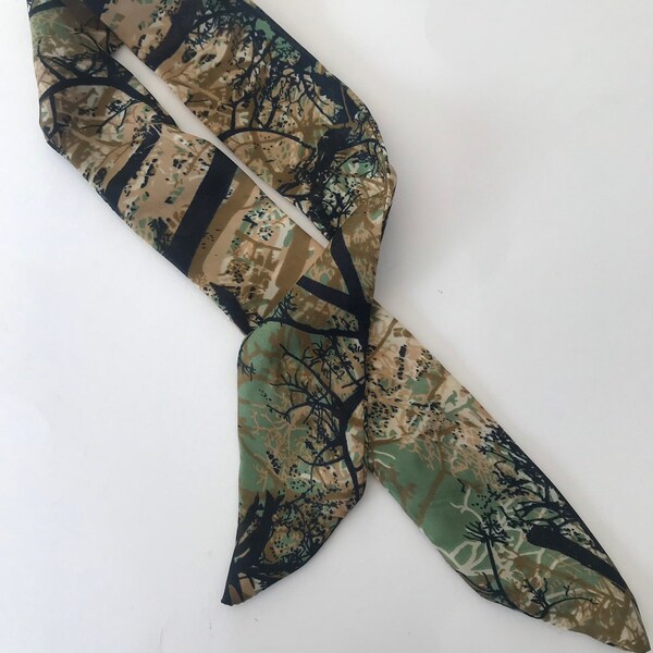 Abstract pure silk multifunctional scarf/scarves/hair scraf/ women