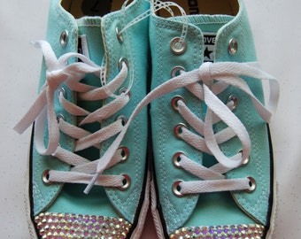 womens teal aqua blue converse shoes