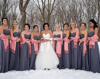 pink shawls for dresses