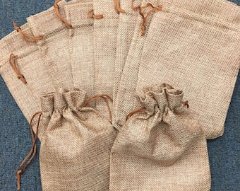 Candy Bag SET of 150 Burlap Favor Bag Rustic gift bag Burlap wedding Wedding Gift Bag Natural Rustic Linen Bag small linen bag