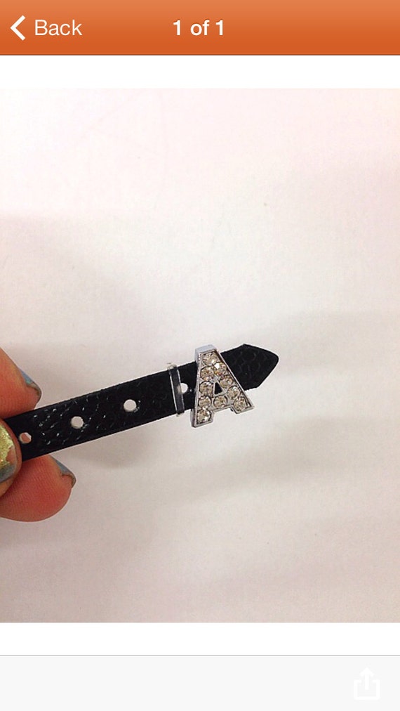 26Pcs/Lot 10mm Rhinestone Slide Letter Charms For Bracelet Making Alphabet  A-Z DIY Pet Collar Wristband Keychain Accessories