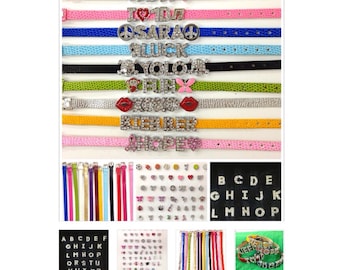 Design your own 20Pc x Name Bracelet with charms / Small Business Idea / Eras tour / Fundraiser Gift Idea/birthday gifts idea/