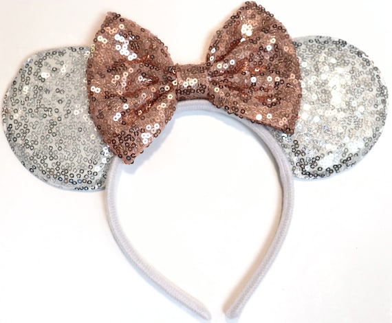 Silver Minnie Mouse Ears, Silver Disney Ears, Silver Minnie  display picture 1