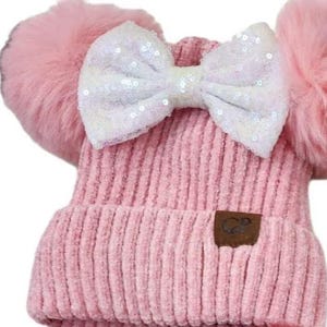 Mickey Pom Pom Beanie - Etsy display picture 1