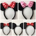 Boy Girls Mouse Ears Headband/Family Trip/Disney Party / Theme Party / Disney Ears Headband/Princess Headband/One Size Fits All/DIY Mouse 