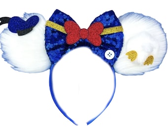 Serre-tête inspiré des oreilles de Minnie Mouse Daisy Duck / oreilles de Daisy Duck / oreilles de Donald Duck / oreilles de Daisy Minnie / oreilles de Mickey Mouse Disney