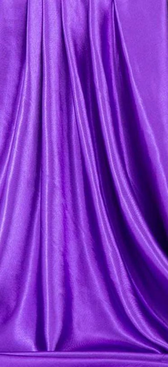Purple Large Square Satin Head Scarf - Silk Hair Scarf Square Hair Bandanas Large Scarf Sleeping Head Wraps for woman