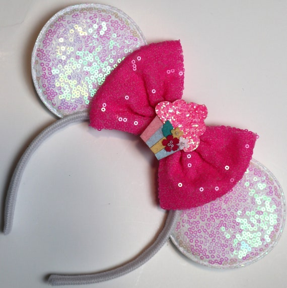Any Age Birthday Mickey Minnie Mouse Ears, Sweet 16 18 30 40 Birthday Mouse Ears, Bachelorette Party Headband, Birthday Disney Ears, 21 Bday