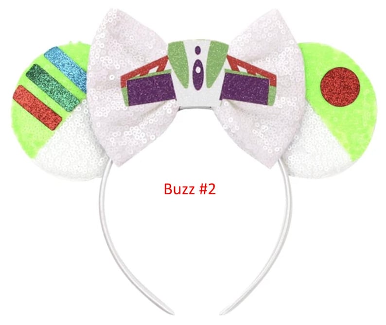 cowboy alien retro Inspired Minnie Mouse Ears Headband / boy Ears / Mouse ears headband / Boy Mickey Ears / Halloween headband Buzz #2
