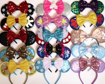 Princess Ears, Minnie Ears, Princess headband, Boy  Ears, Cosplay headband,  Halloween headband, Birthday Party Favor