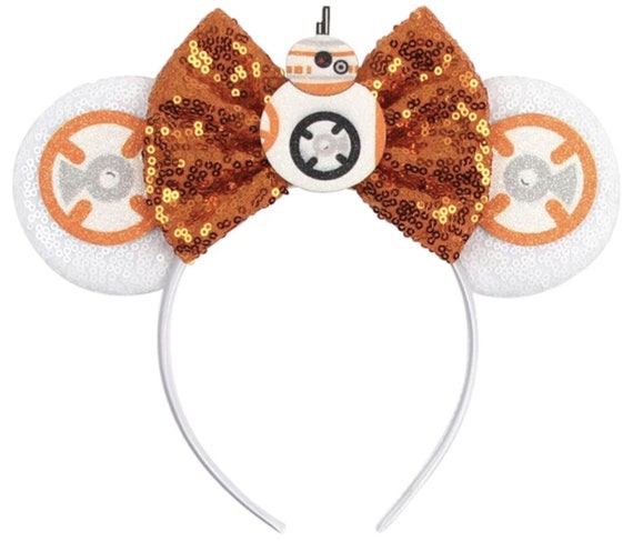 BB-8 Mickey Ears, Star Wars Inspired Minnie Ears, Disney Ears, Darth Vader Ears, Black Mouse Ears, Mickey Mouse Ears, Disneyland Ears