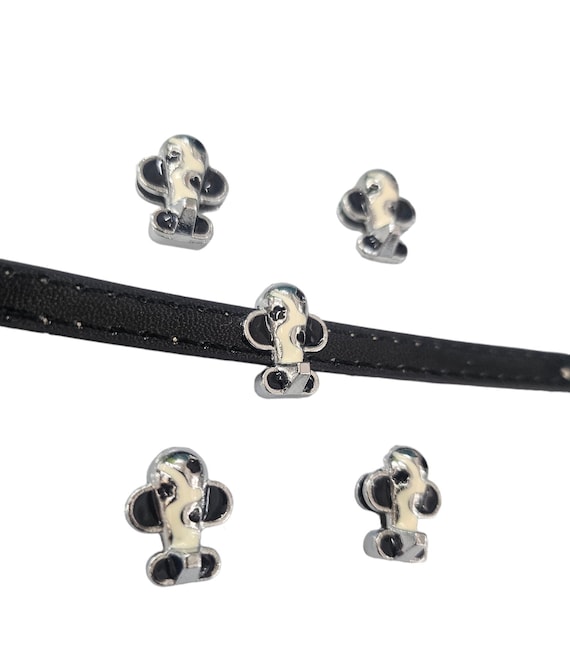 Set of 10pc airplane travel pilot Flight Attendant Slide Charm Fits 8mm Wristband for Jewelry / Crafting