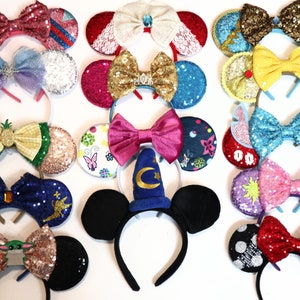 Princess Ears, Minnie Ears, Princess headband, Boy Mickey Ears, Cosplay Mickey Ears, Halloween Mouse Ears, Mickey Minnie Birthday Party