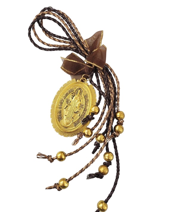 St benedict home protection. House blessing . Saint medal. Wall Decoration.  Benedict medal stand .religious gift  pendant 3"x 2"