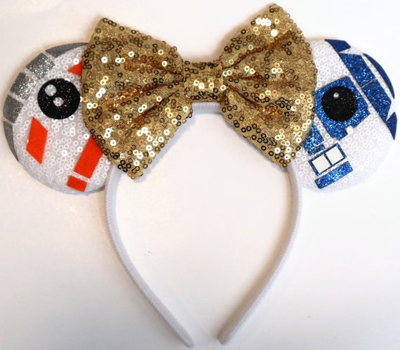 S Wars alien Mickey Ears / baby alien green Ears /cosplay headband  /  Lightsabers Ears / Characters headband, Galaxy Wars Mouse Ears