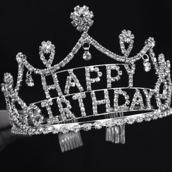 Happy Birthday Crown for Adults Etsy
