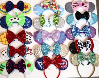 Princess Ears, Minnie Ears, Princess headband, Boy Mickey Ears, Cosplay Mickey Ears, Halloween Mouse Ears, Mickey Minnie Birthday Party