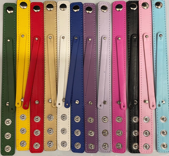 Leather snap hotsell bracelets wholesale