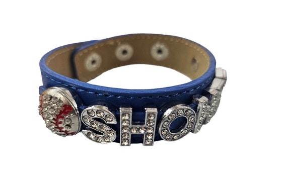 Rhinestone Shohei Ohtani dodgers bracelet or personized your own team / name bracelet / gift for her/ baseball mom