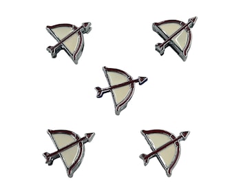 Set of 10pc arrows slide Cupid arrow cute  Sign Fits 8mm Wristband for Jewelry / Crafting