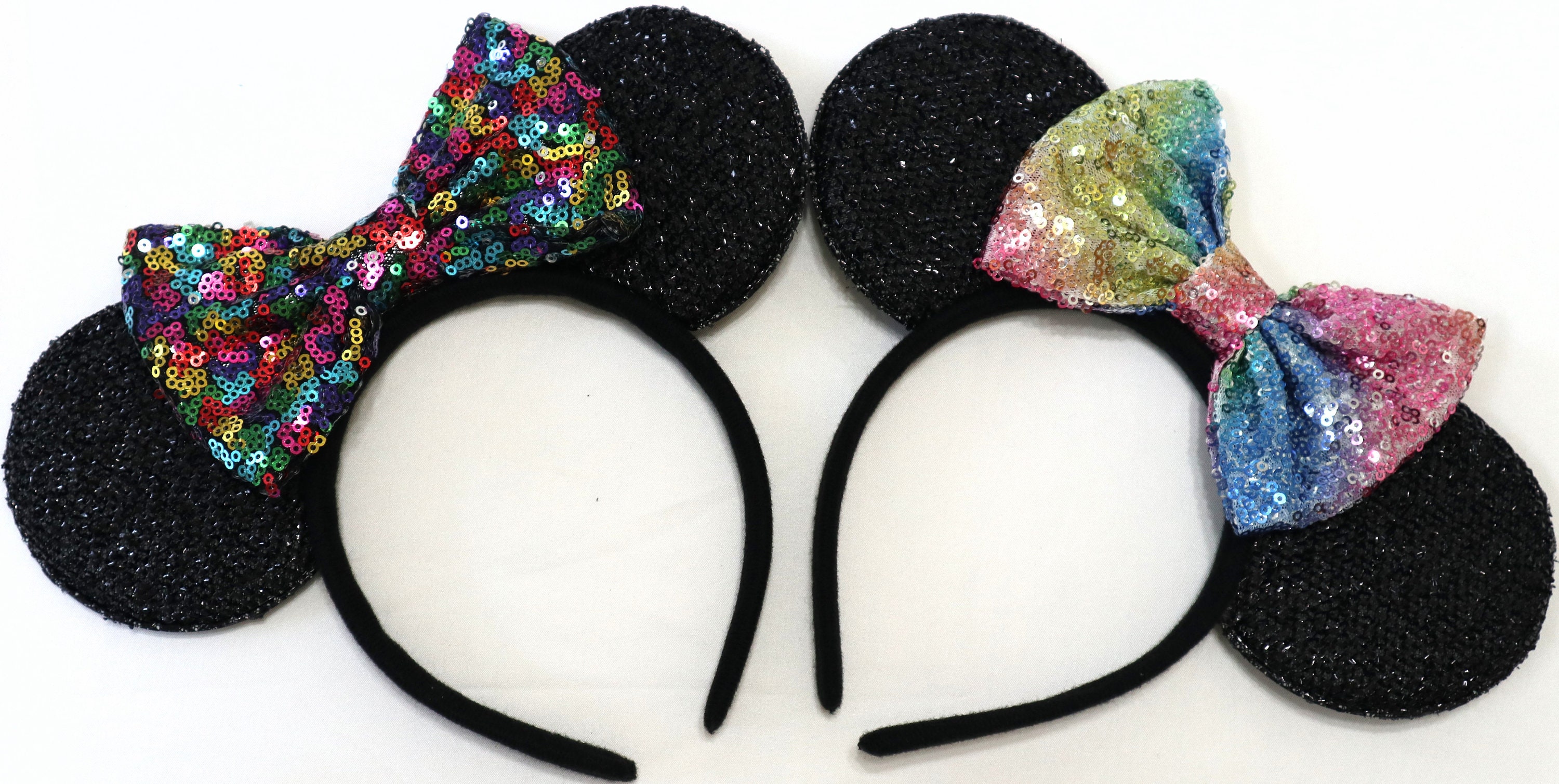 Rainbow Disneyland Ears Rainbow Minnie Mouse Ears Rainbow | Etsy