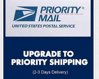 Priority shipping upgrade 2-3 business days (US only)