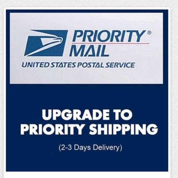 Priority shipping upgrade 2-3 business days (US only)