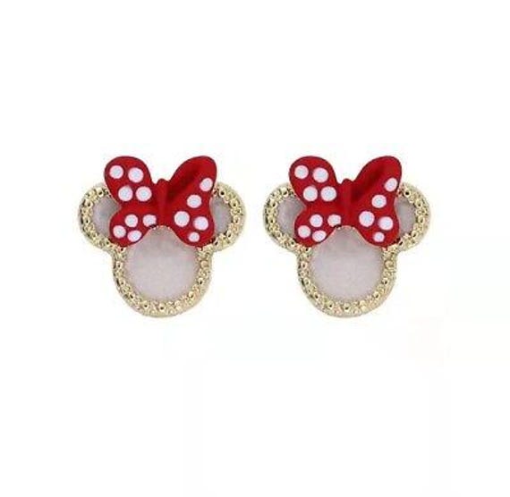 Super cute Mickey Minnie Stud earrings  for woman teen Jewelry Mini Mouse Animal Disney earrings /jewelry/ Disney Trip gift/ birthday gift