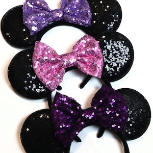 Purple Minnie Ears - Etsy display picture 1