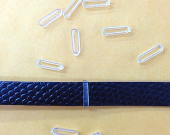 40 x Rubber Stopper DIY Accessory - Fits 8mm Slide Charm Bracelet / Keychain Belt Wristband