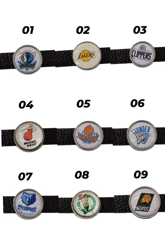 set of 5 pc basketball charms Wristband for Jewelry / Crafting