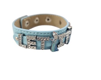 Gefrorene inspirierte Rhinestone-Armband oder Personalisieren Sie Ihr Eigenes Gefrorenes Armband / Gefrorenes Gastgeschenk / Let it go