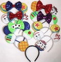 cowboy alien retro Inspired Minnie Mouse Ears Headband / boy Ears / Mouse ears headband / Boy Mickey Ears / Halloween headband