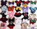 CLEARANCE! Mickey Mouse Scrunchie, Minnie Mouse Ears, Black Scrunchies, Disney Scrunchies, Hair Tie, Cute Hair Accessories, Messy Bun 