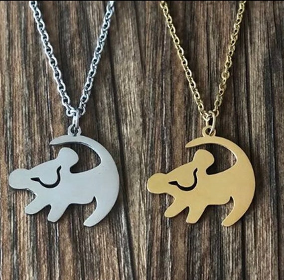 Lion king Simba Necklace, Lion Jewelry, Animal Gift, Lion Jewelry, Disney gift , animal kingdom , animal lover