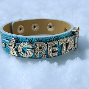 Gefrorene inspirierte Strass Armband oder Personalisieren Sie Ihr eigenes Gefrorenes Armband / Gefrorenes Gastgeschenk / personalisiertes Armband