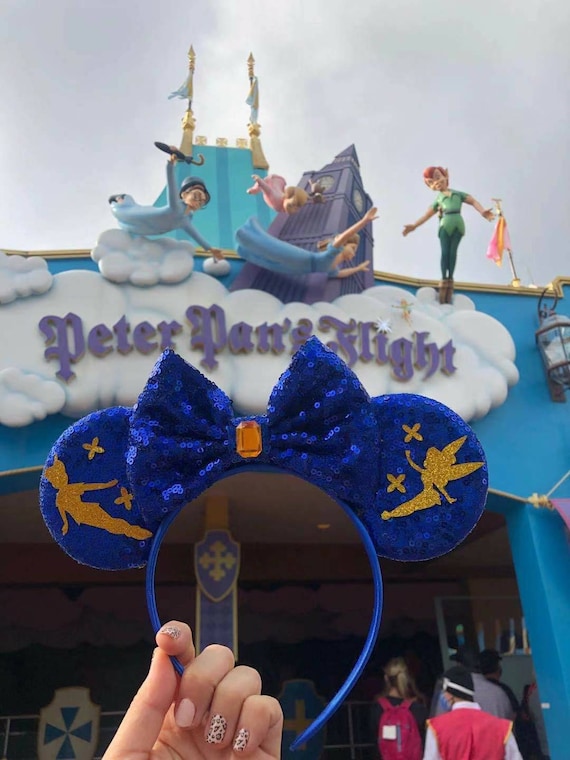 Peter Pan Tinkerbell Minnie Mouse Ears Headband / Green  display picture 1
