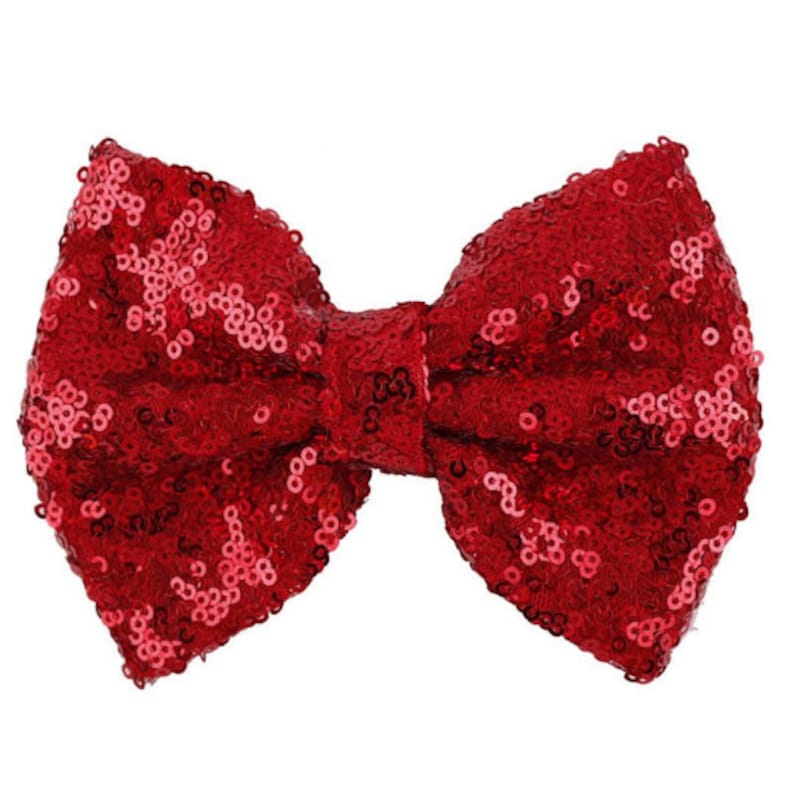 Large 5 Inch Rose Gold Sequin Bow Wholesale Gold Sequin Bow Etsy