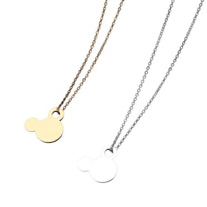 Super cute Mickey Minnie stainless Necklaces for Kids Jewelry Mini Mouse Animal Disney necklace/jewelry/ Disney Trip gift