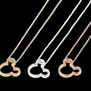 Super cute Mickey Minnie Necklaces for Kids Jewelry Mini Mouse Animal necklace/jewelry/